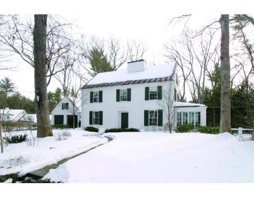 41 Aberdeen Road Weston, MA 02493 - Photo 1 of 6 a view of a white house with a large tree