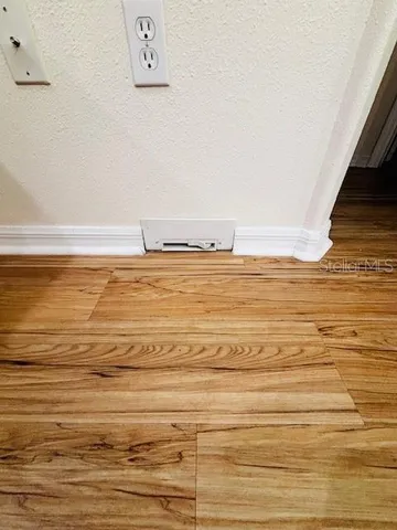 a view of a water fountain in front of house