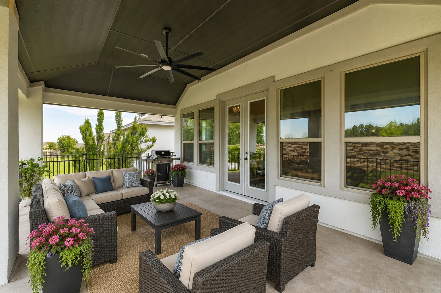 1820 Ficuzza Way Leander, TX 78641 - Photo 15 of 35 The backyard is perfect for
hosting outdoor gatherings, game watching and
barbecues. Virtually staged.