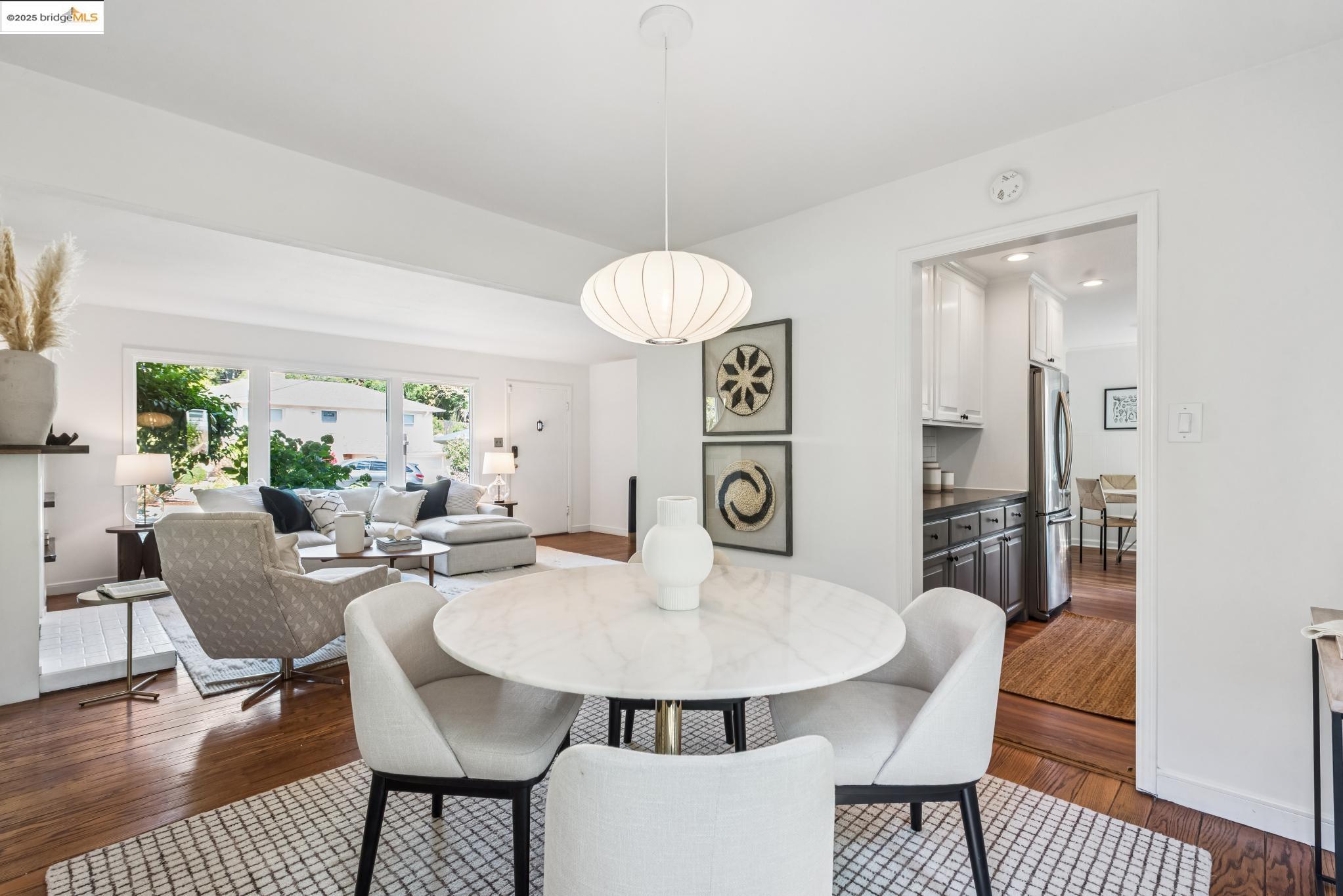 4479 Elinora Avenue Oakland, CA 94619 - Photo 13 of 47 Dining space featuring dark wood finished floors