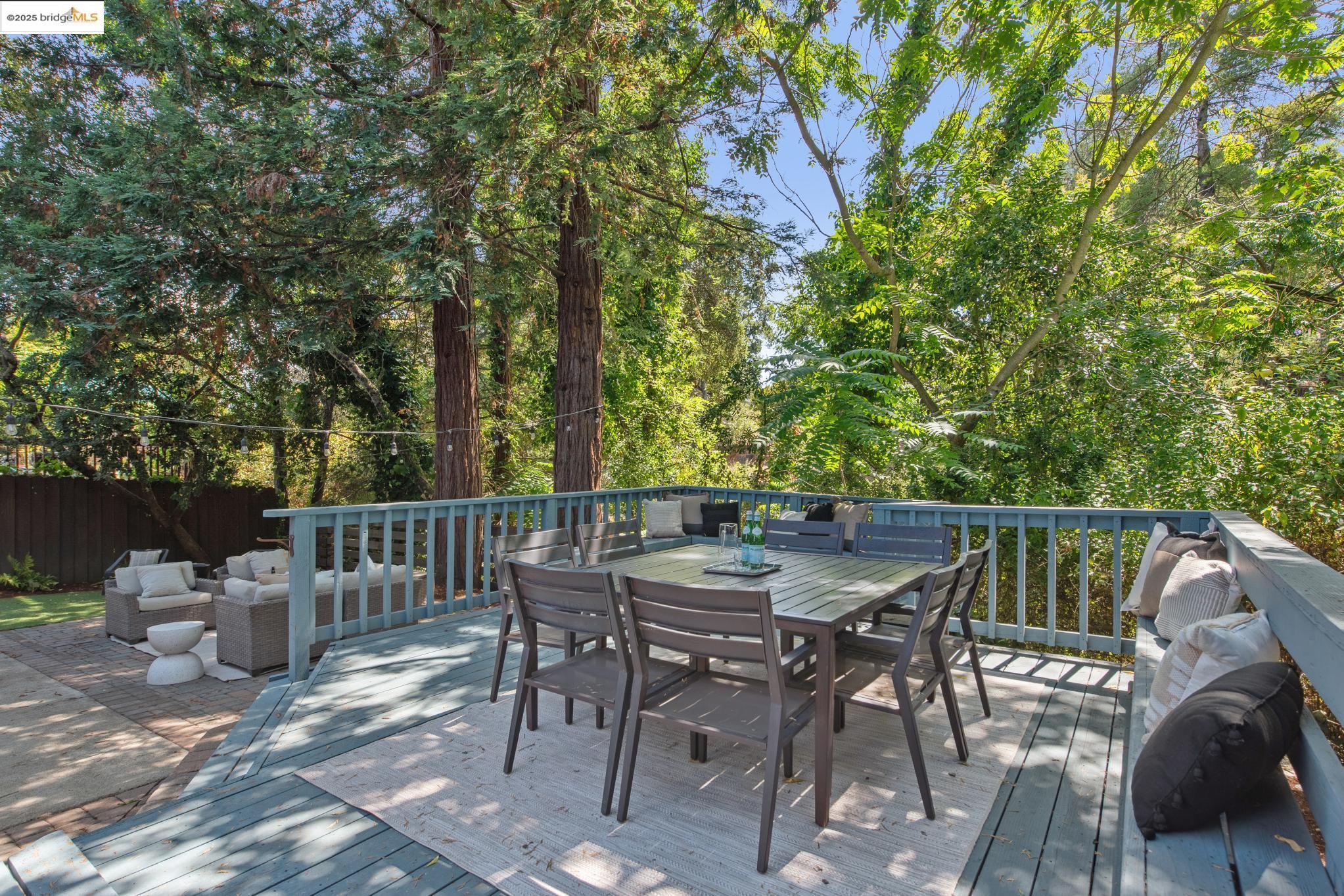 4479 Elinora Avenue Oakland, CA 94619 - Photo 43 of 47 Deck with an outdoor hangout area and outdoor dining area