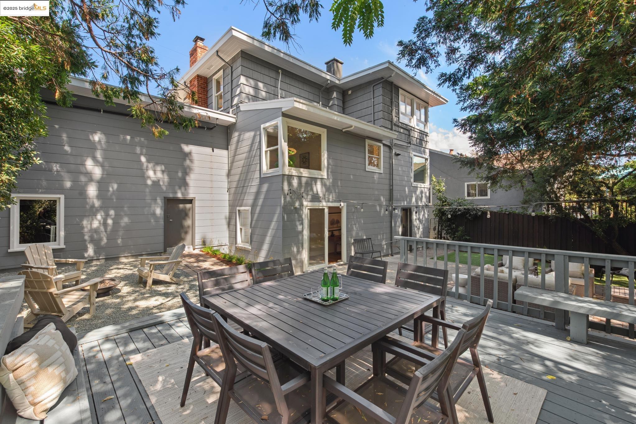 4479 Elinora Avenue Oakland, CA 94619 - Photo 44 of 47 Wooden terrace with outdoor dining area