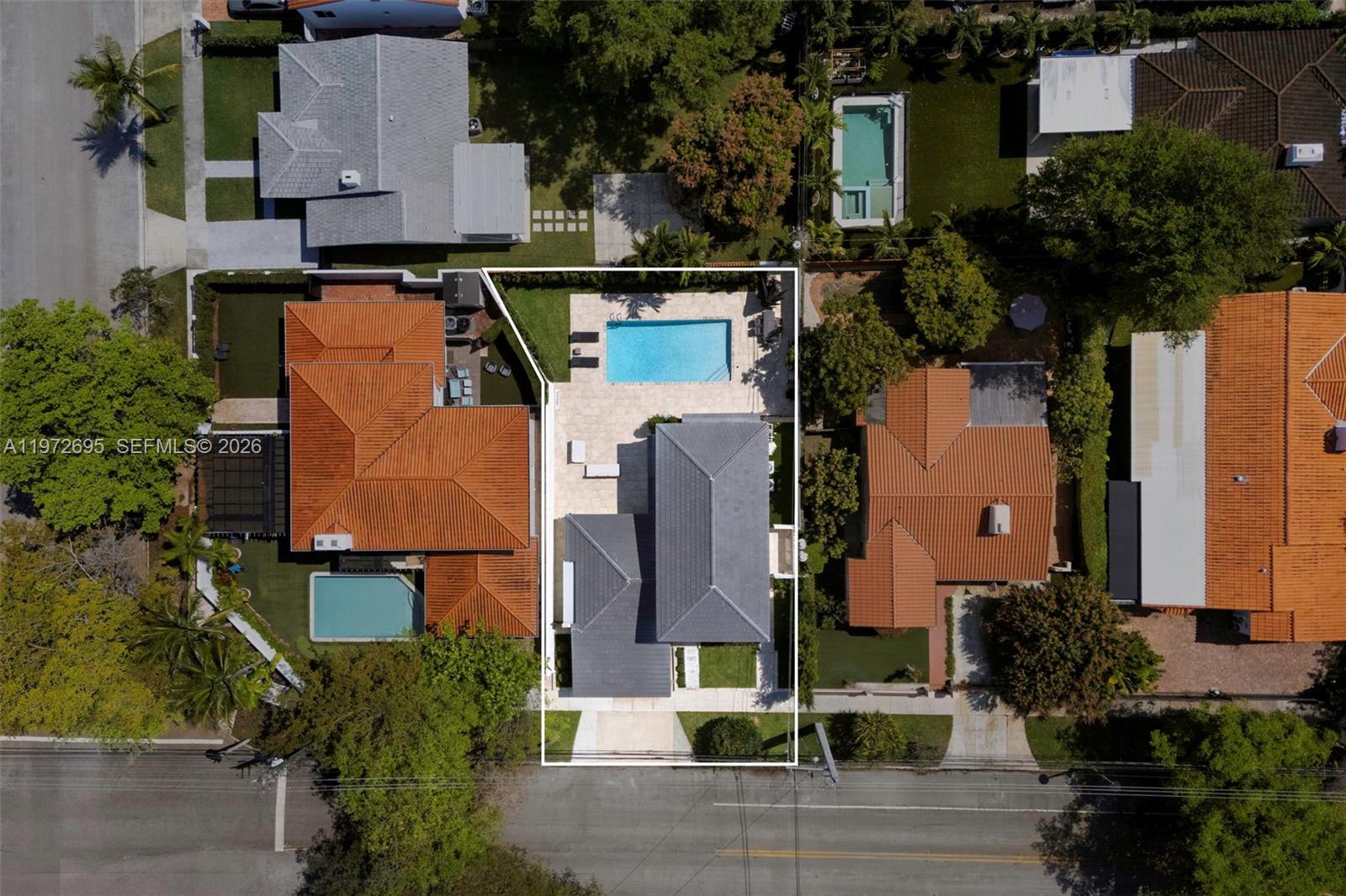 2805 Southwest 4th Avenue Miami, FL 33129 - Photo 41 of 42 an aerial view of a house