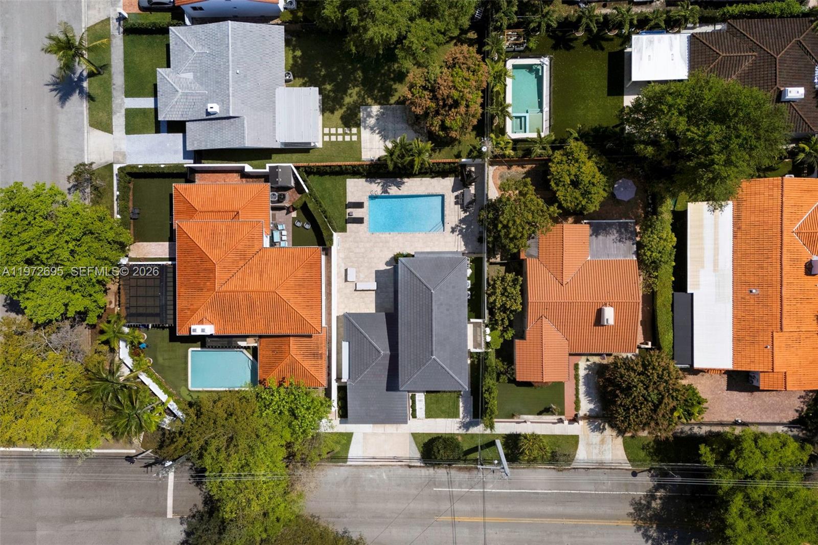 2805 Southwest 4th Avenue Miami, FL 33129 - Photo 42 of 42 an aerial view of residential houses with outdoor space