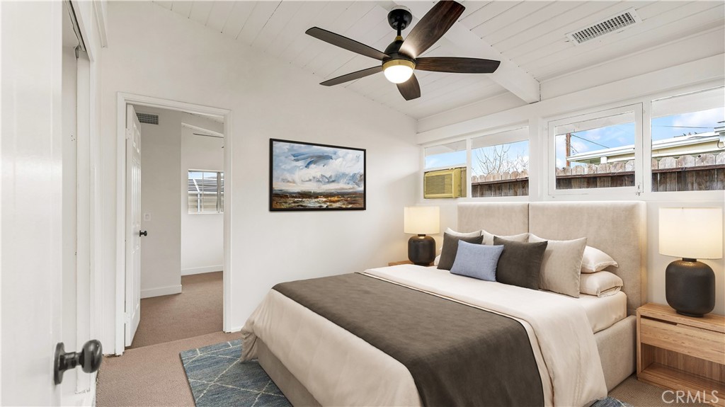 3317 Lees Avenue Long Beach, CA 90808 - Photo 8 of 75 Two of Four Bedrooms with large Closet and upper privacy windows - pass thru style (Virtually Staged)