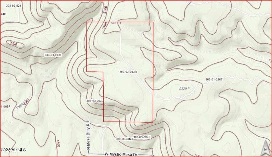 3 R Xxxx Paulden, AZ 86334 - Photo 34 of 36 100ft Contours