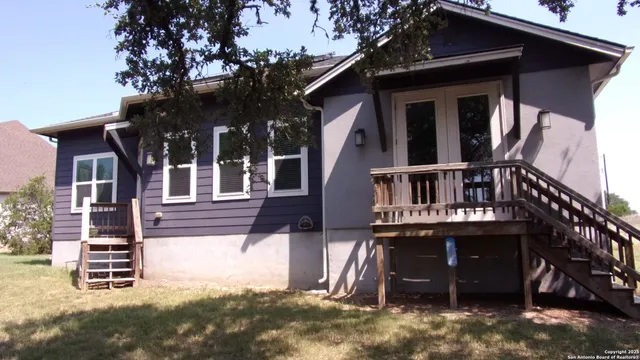front view of house with a small yard