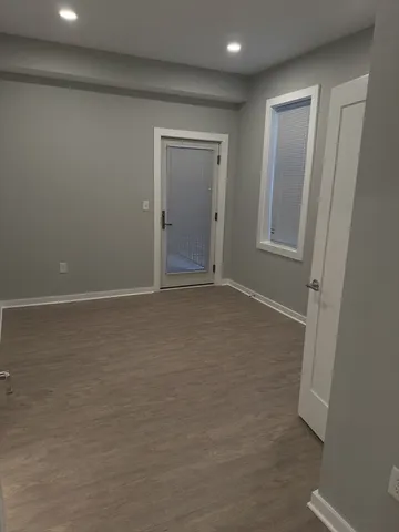 a view of an empty room