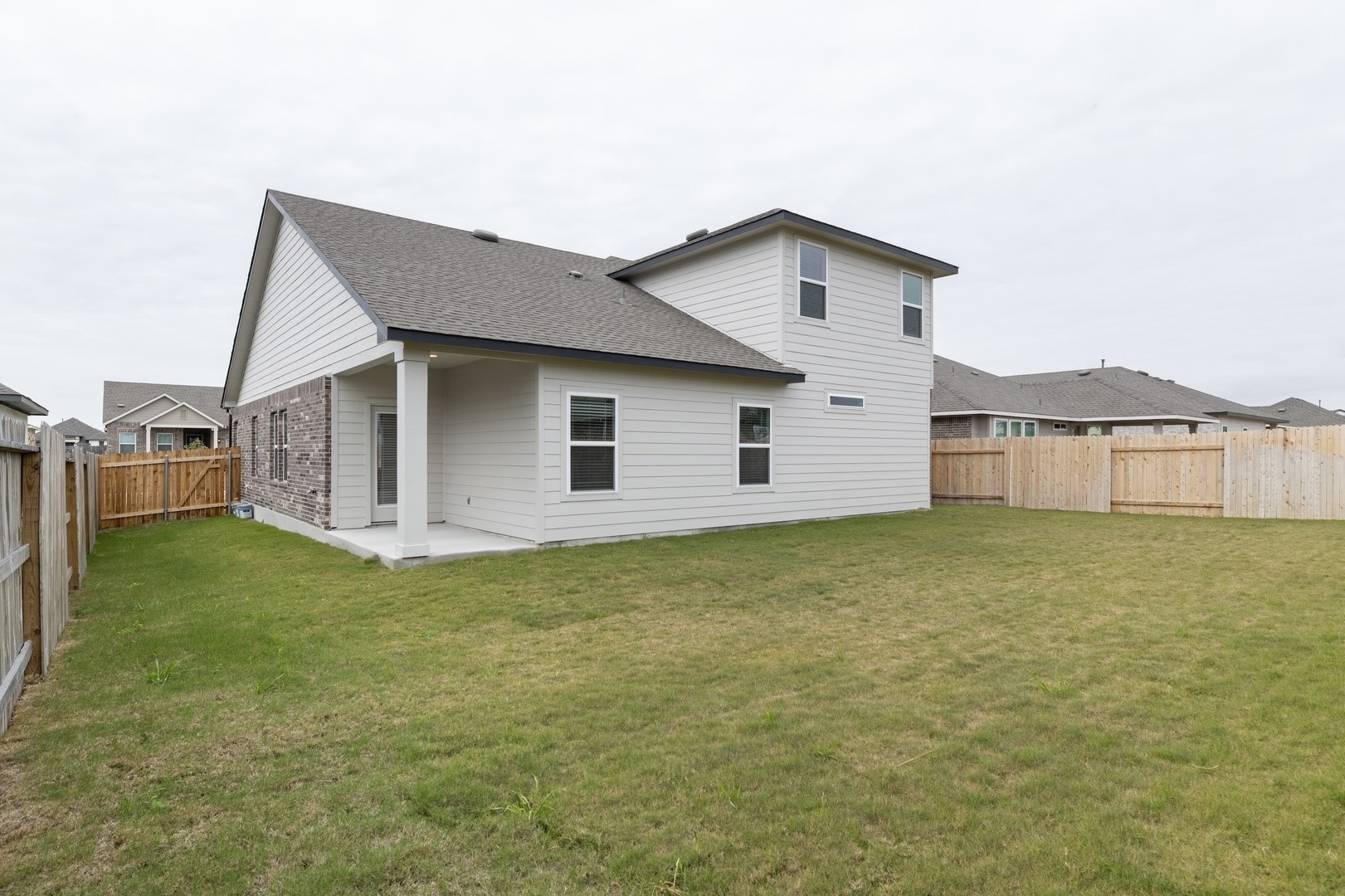 3717 Pin Oak Hills Seguin, TX 78155 - Photo 20 of 22 a view of a house with backyard and garden