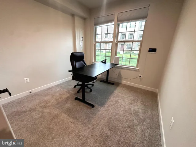 a workspace with a window