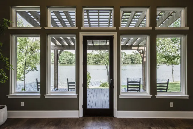 a view of front door