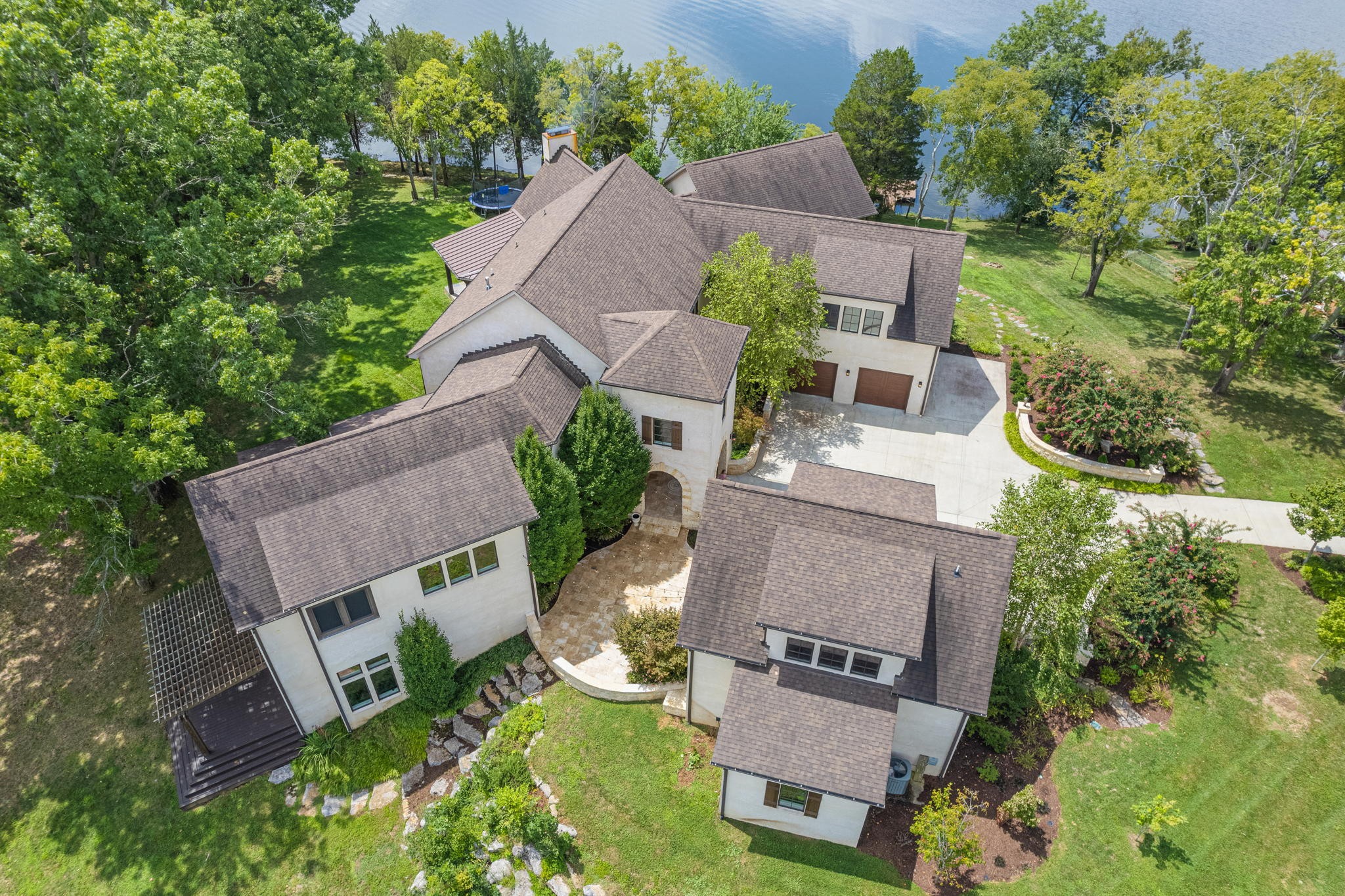 817 Burton Point Road Mount Juliet, TN 37122 - Photo 33 of 41 an aerial view of a house with garden space and street view