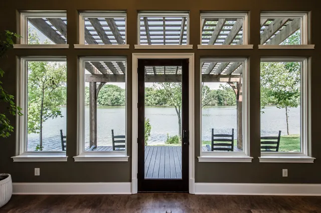 a view of front door