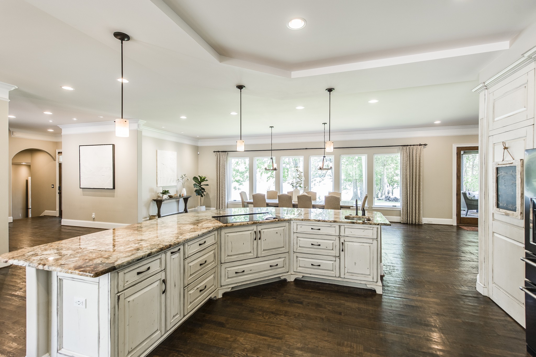 817 Burton Point Road Mount Juliet, TN 37122 - Photo 9 of 41 a large kitchen with granite countertop lots of counter space and window