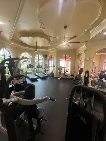 a view of a backyard with a slide