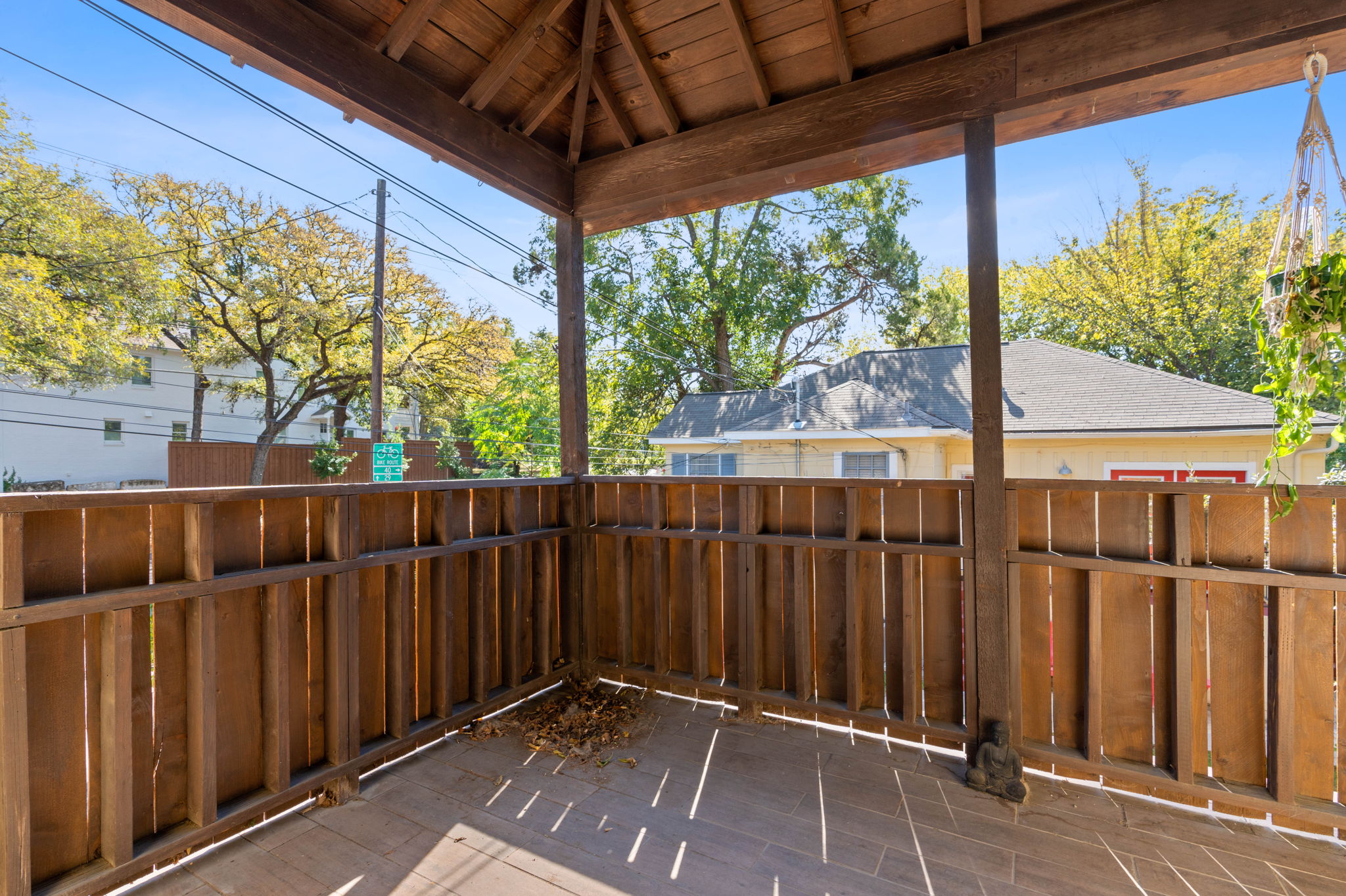 1700 Northwood Road Austin, TX 78703 - Photo 36 of 40 Upstairs 1/1 Covered Patio/Deck