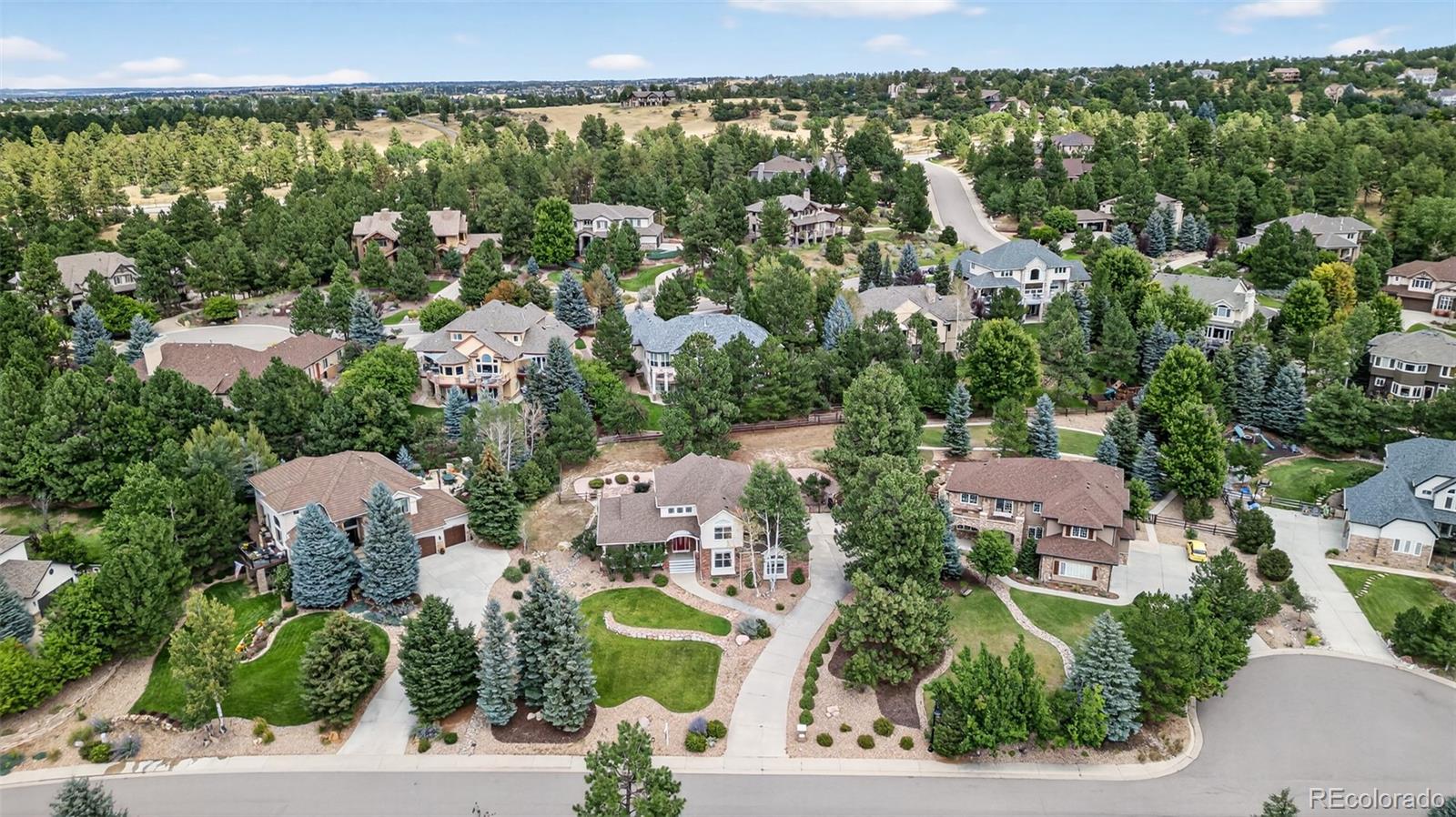 8389 Owl Roost Court Parker, CO 80134 - Photo 2 of 50 an aerial view of multiple house