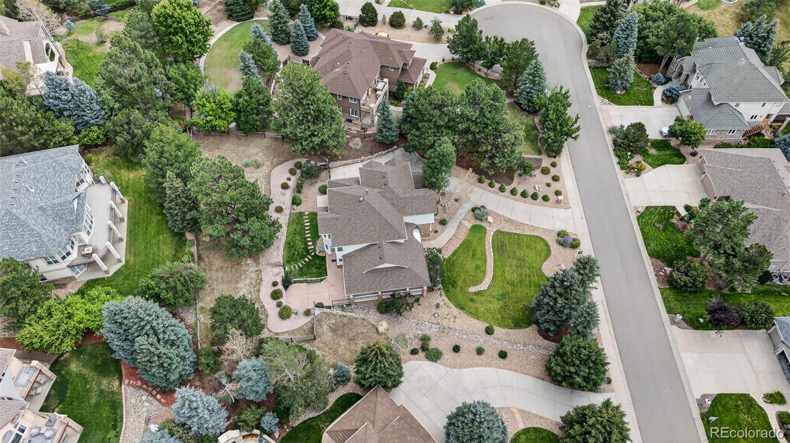 8389 Owl Roost Court Parker, CO 80134 - Photo 5 of 50 an aerial view of a house with outdoor space