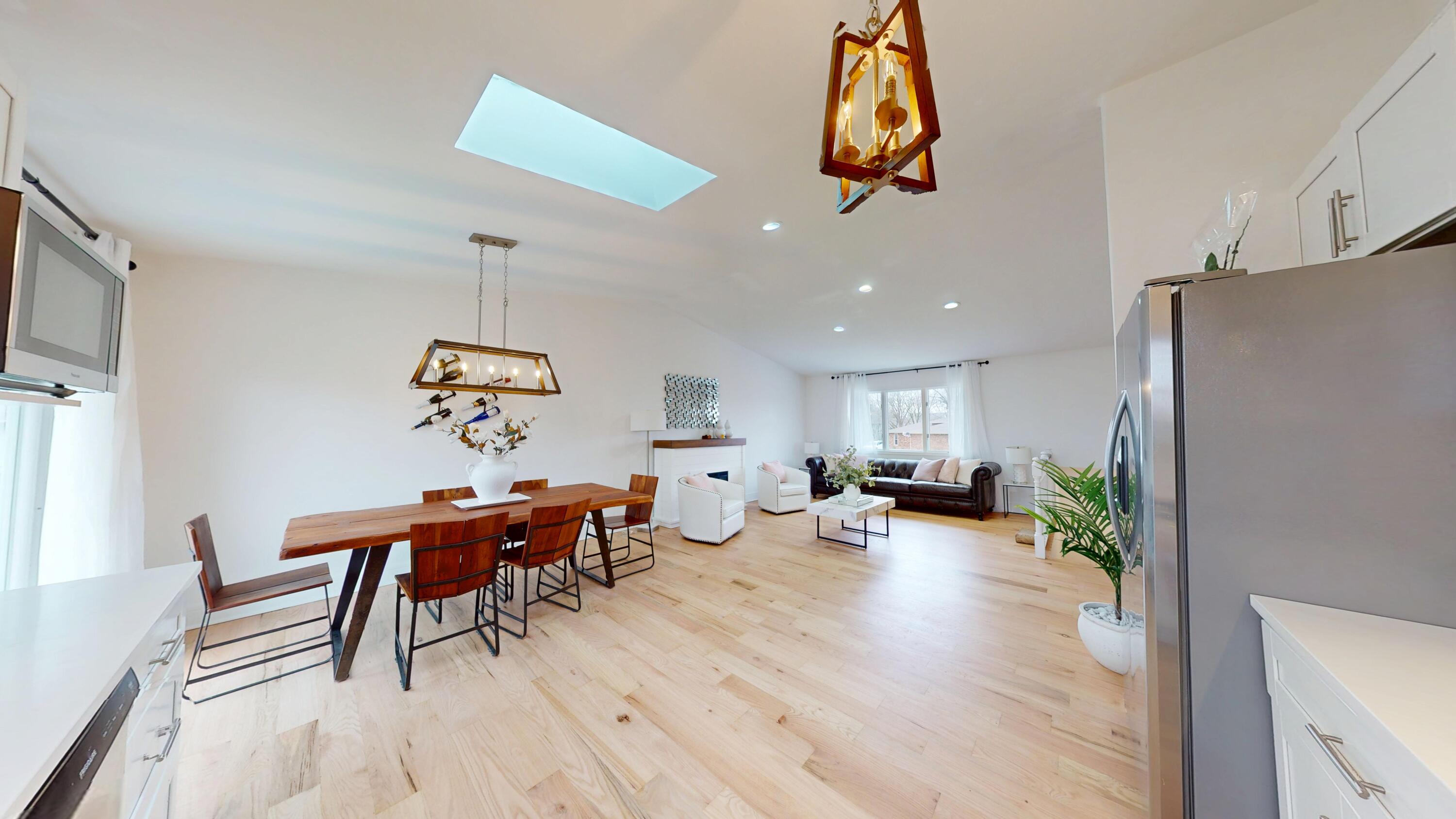 3064 Parkwood Place Crown Point, IN 46307 - Photo 9 of 40 a living room with furniture and wooden floor