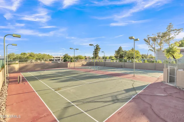 a view of a tennis court