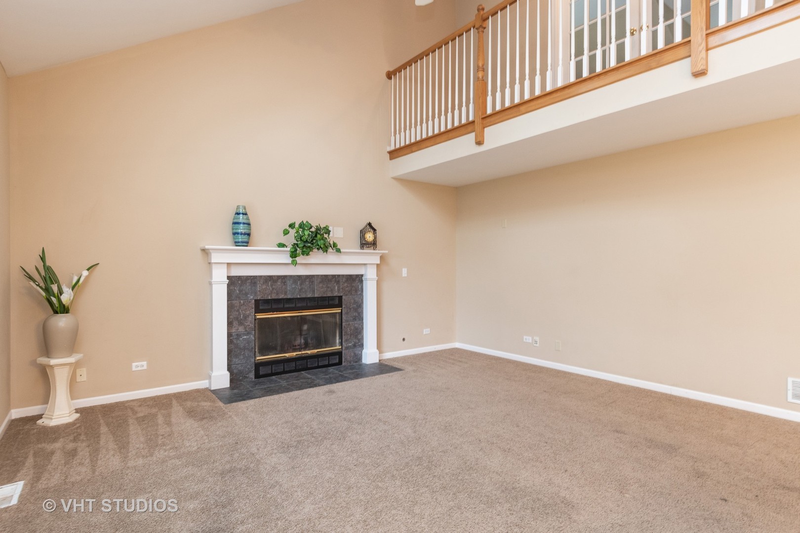 2215 Snow Creek Road Naperville, IL 60564 - Photo 8 of 18 a view of an empty room with a fireplace