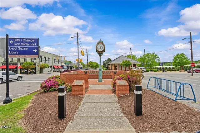 a view of street sign