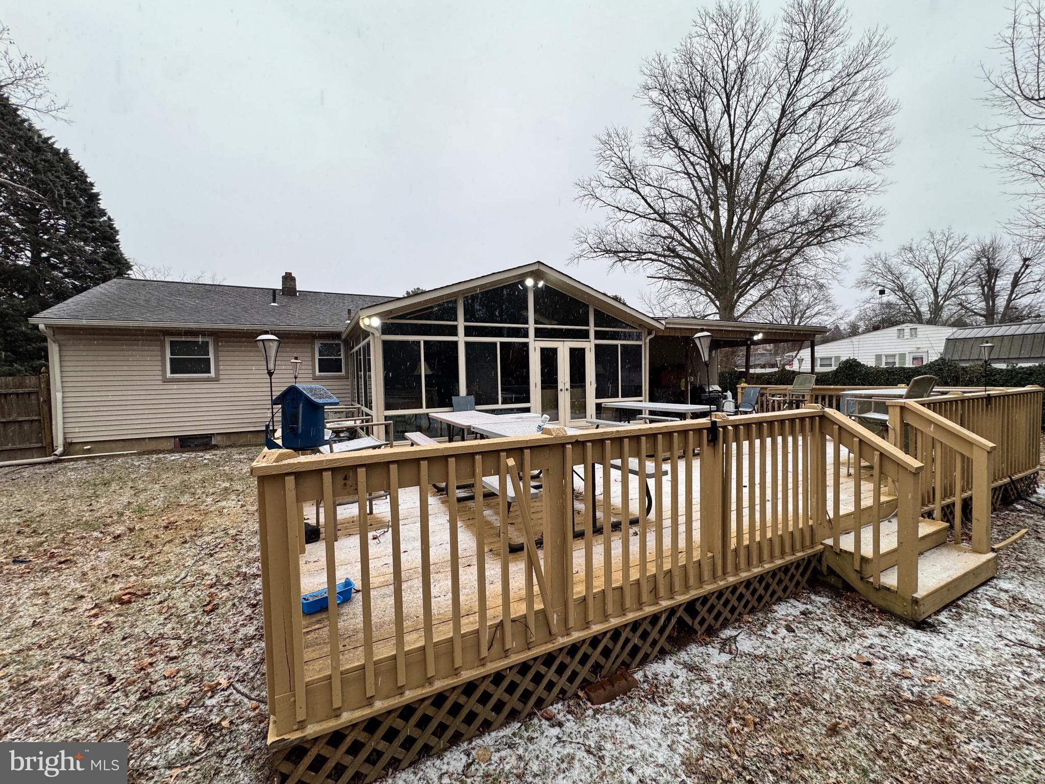 1286 Harding Road Vineland, NJ 08361 - Photo 16 of 40 a view of a house with a wooden deck