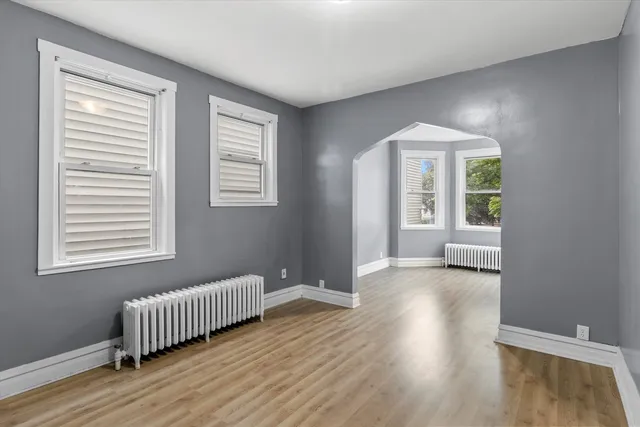 a view of livingroom with furniture and wooden floor