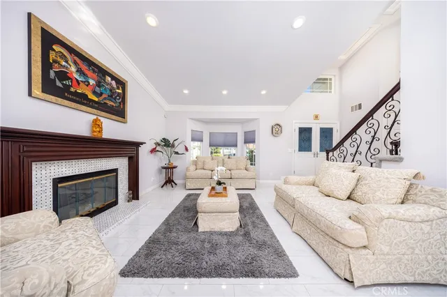 a living room with furniture or fireplace and a flat screen tv