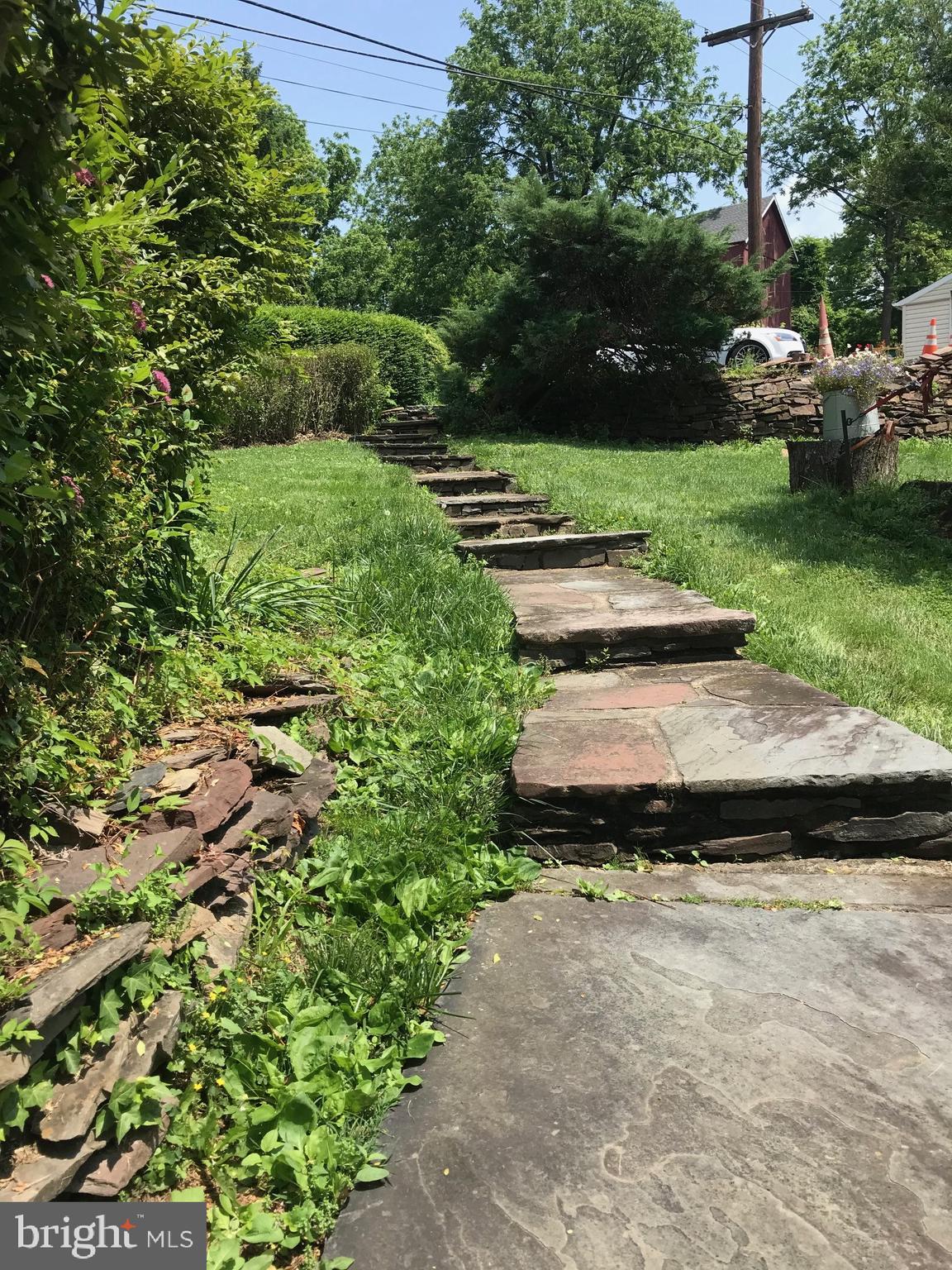818 Worthington Mill Road Newtown, PA 18940 - Photo 25 of 29 Slate walk from old Boro sidewalks!