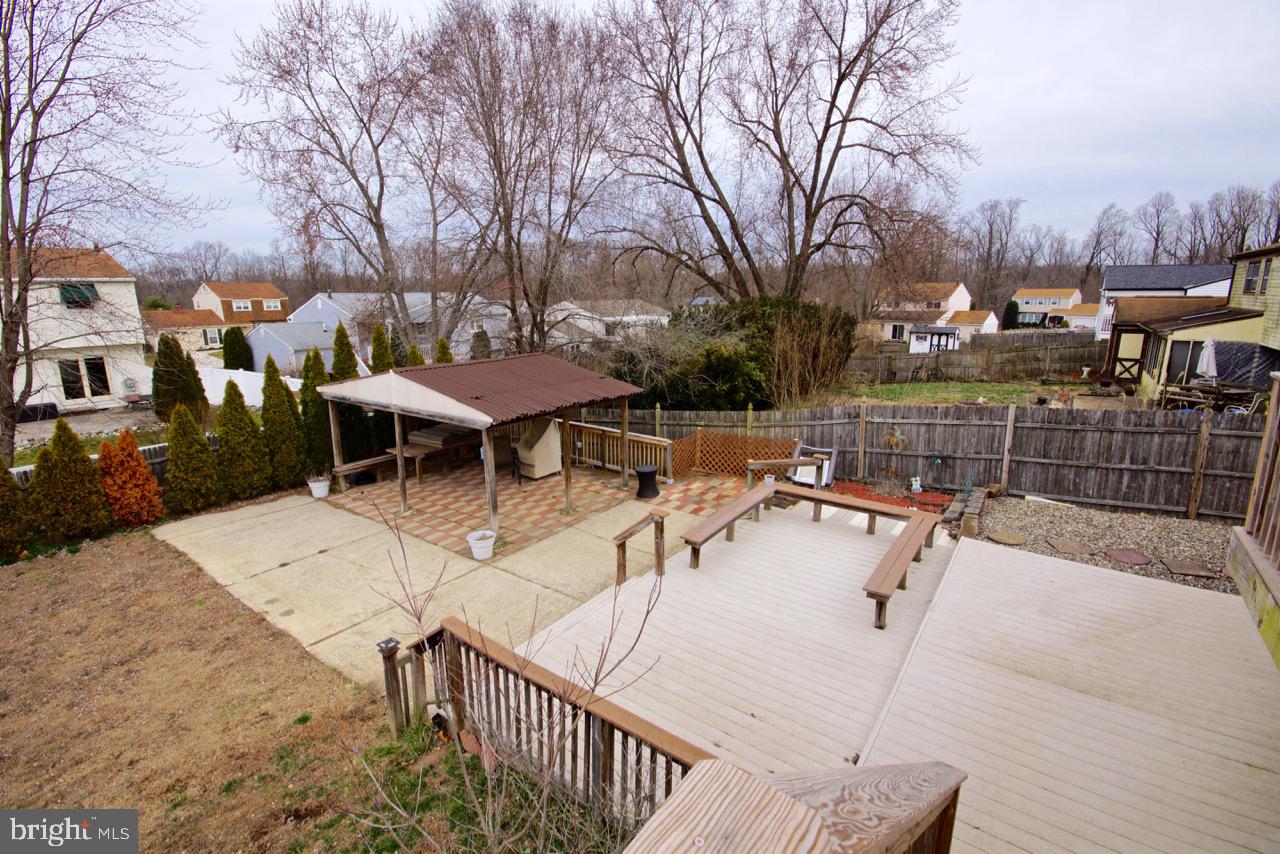 14 Constitution Road Clementon, NJ 08021 - Photo 25 of 27 a view of a patio with a yard