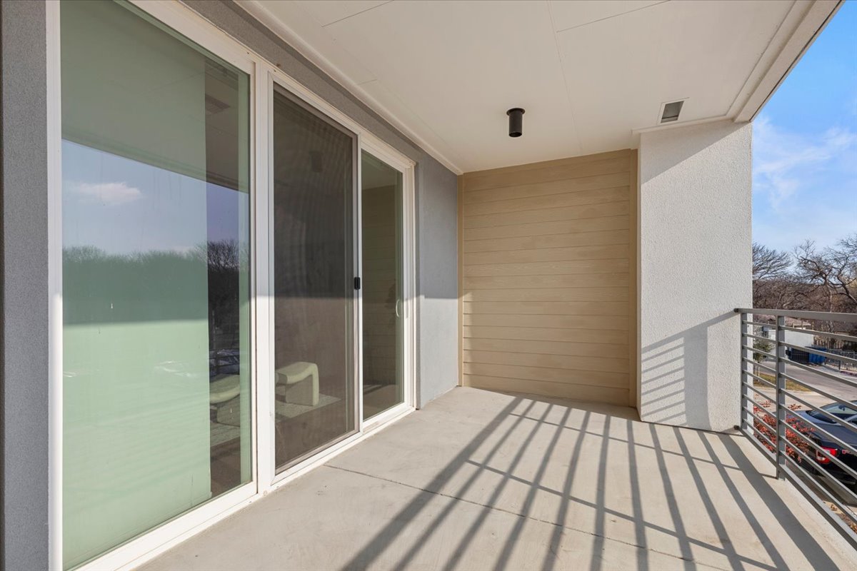 4801 Springdale Road, Unit 1107 Austin, TX 78723 - Photo 25 of 40 a view of a balcony from door