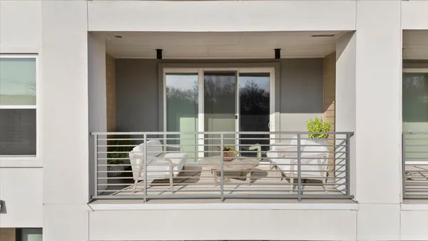 a close view of closet