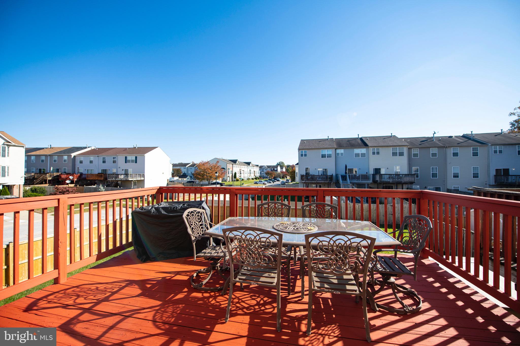655 Kittendale Road Baltimore, MD 21220 - Photo 21 of 34 Large deck overlooking back yard