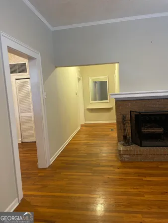 a view of an empty room