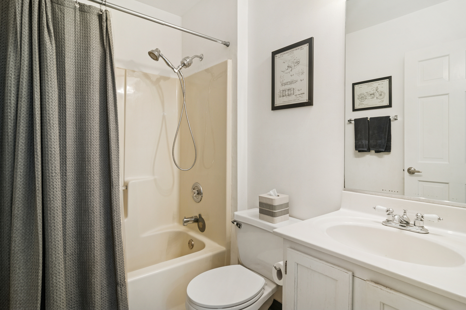 6316 Hilly Way Cary, IL 60013 - Photo 16 of 27 a bathroom with a granite countertop sink toilet and shower