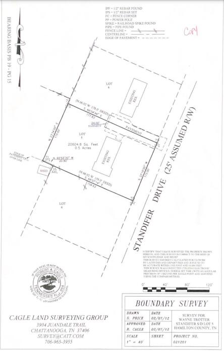 3338 Standifer Road Chattanooga, TN 37416 - Photo 38 of 38 Survey