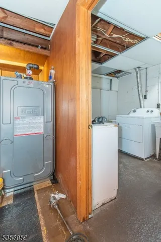 a view of storage and utility room