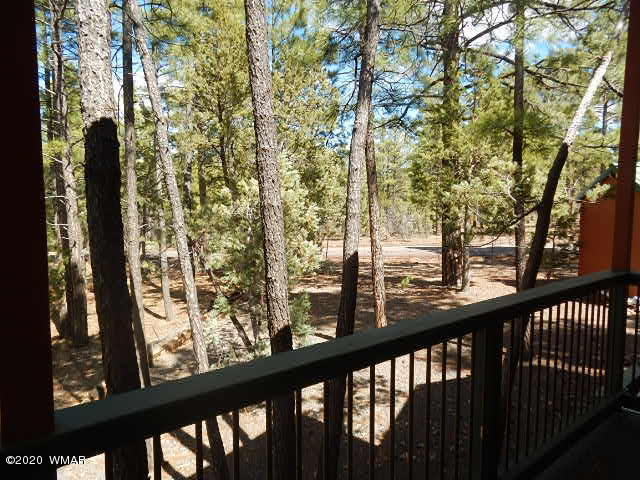 3721 Horseshoe Loop Show Low, AZ 85901 - Photo 15 of 44 a view of tall trees from a balcony