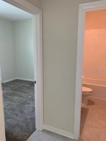 a view of an empty room