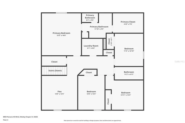 $2,850 | 8893 Parsons Hill Boulevard, Wesley Chapel, FL 33545