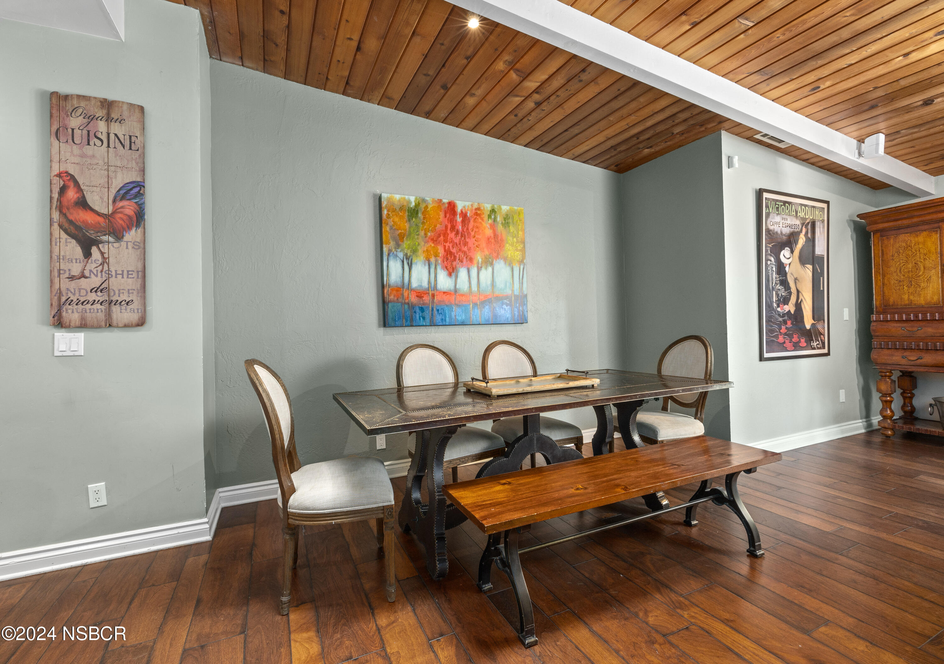 Undisclosed Address Santa Ynez, CA 93460 - Photo 4 of 43 a view of a dining room with furniture and wooden floor