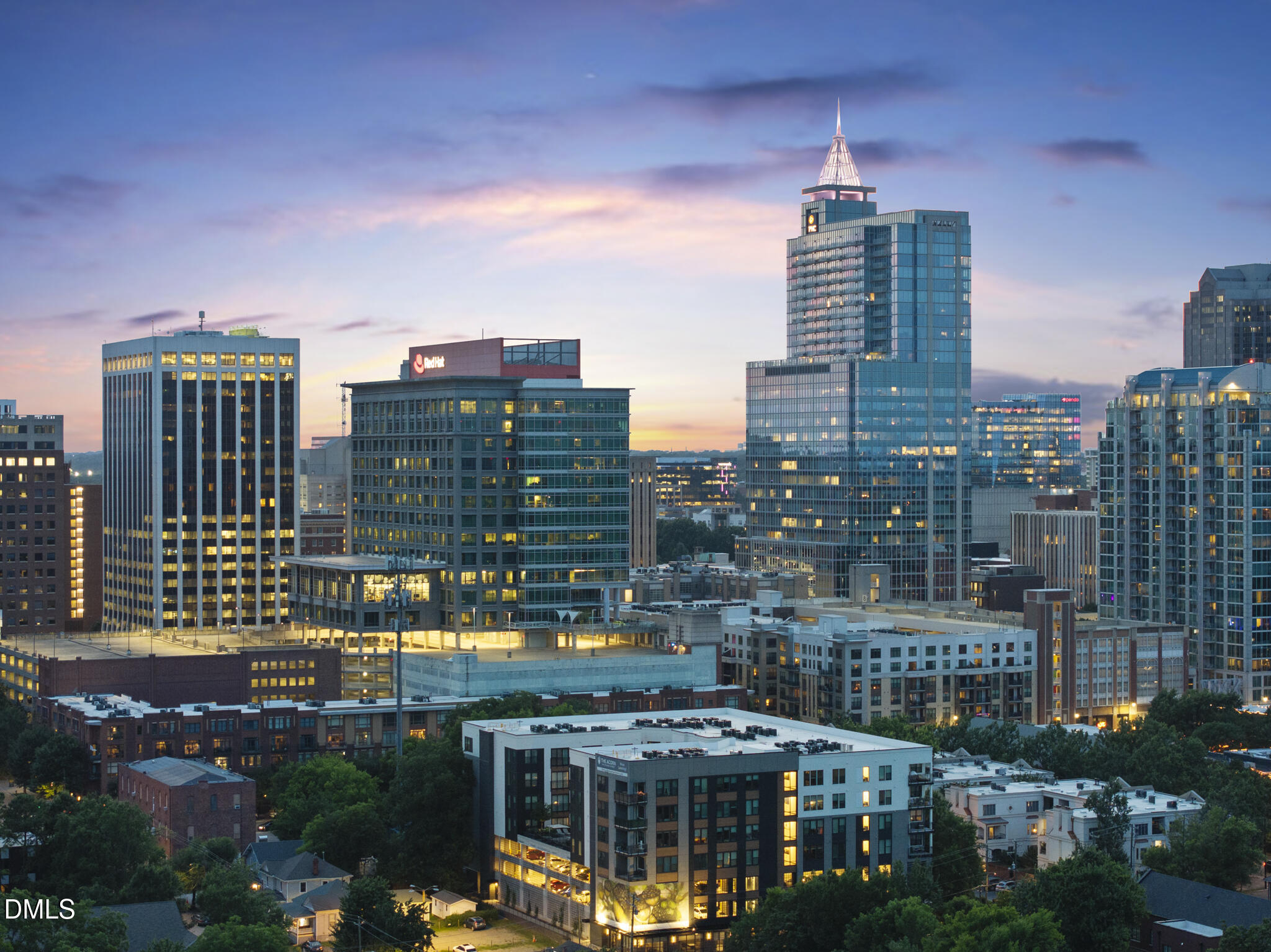 320 South Tarboro Street Raleigh, NC 27610 - Photo 45 of 54 a city view with tall buildings