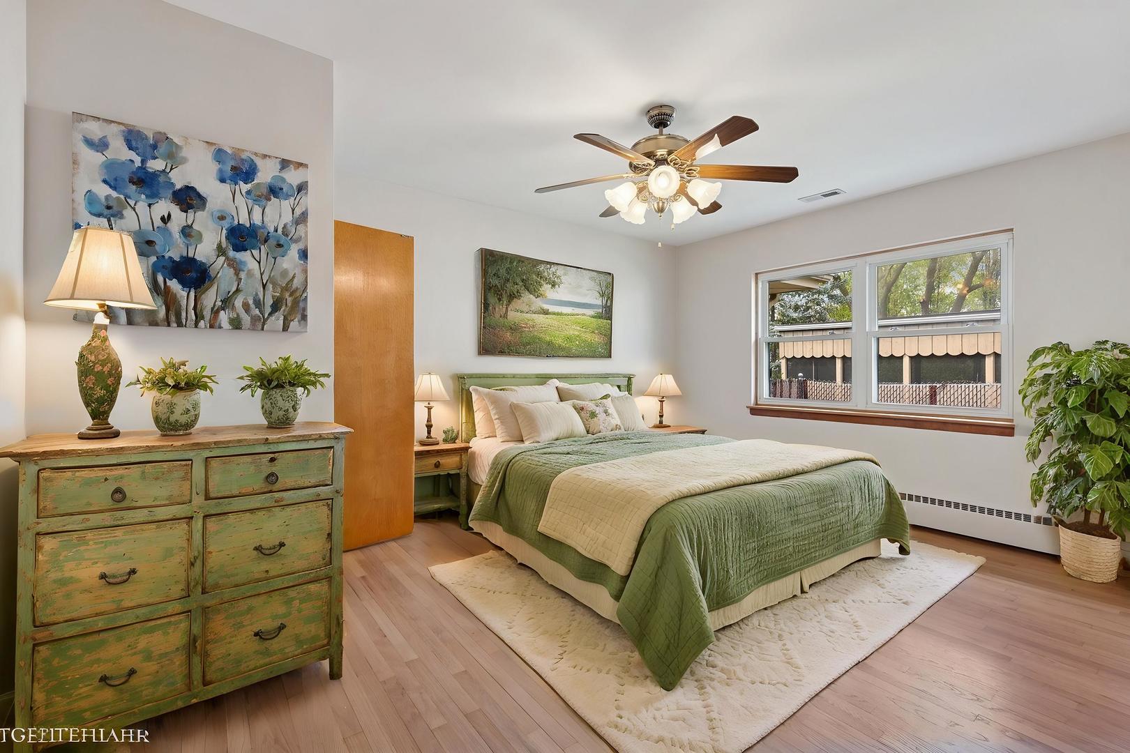 7010 West Devon Avenue Chicago, IL 60631 - Photo 20 of 51 a bedroom with a bed and a window