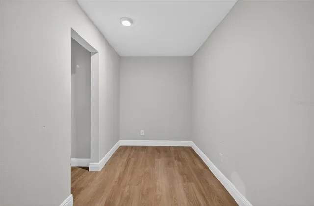 a view of wooden floor in a room