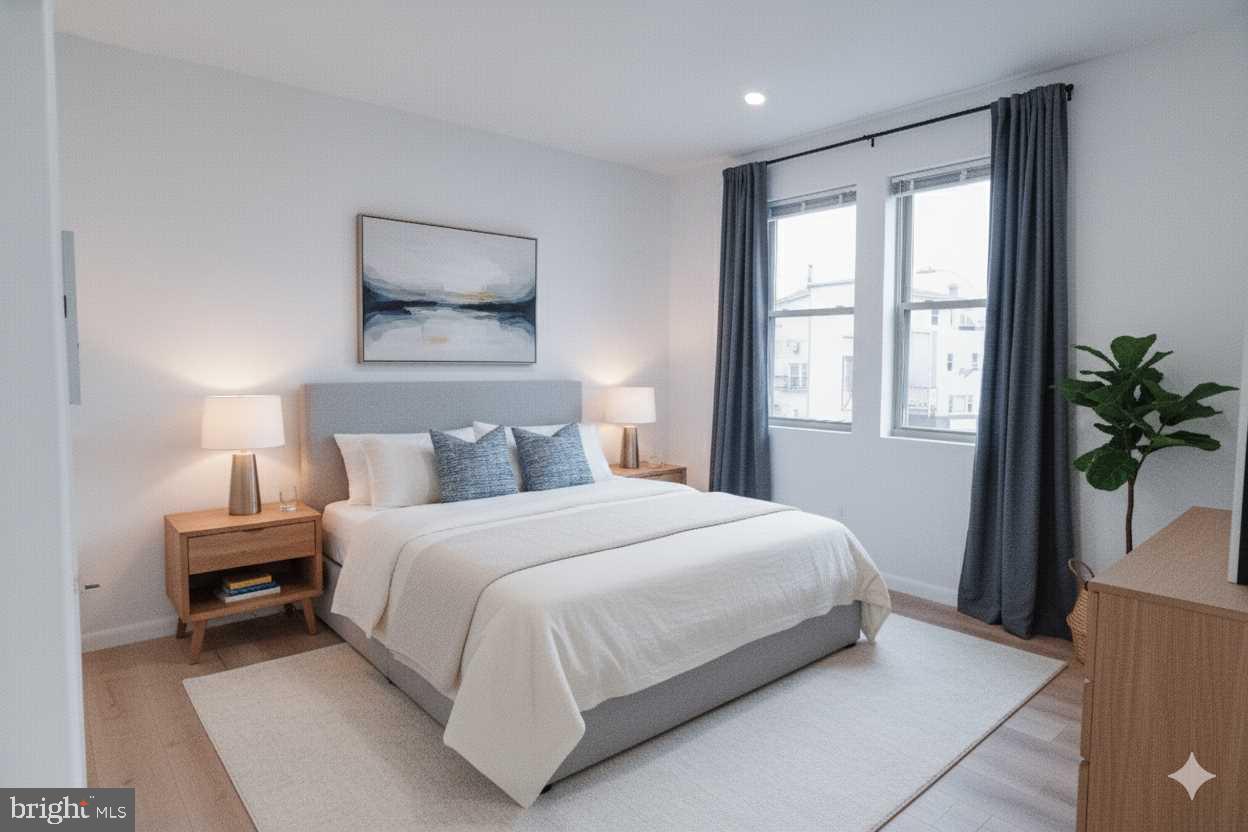 7248 Rising Sun Avenue Philadelphia, PA 19111 - Photo 11 of 36 2 bed apt bedroom AI Gen