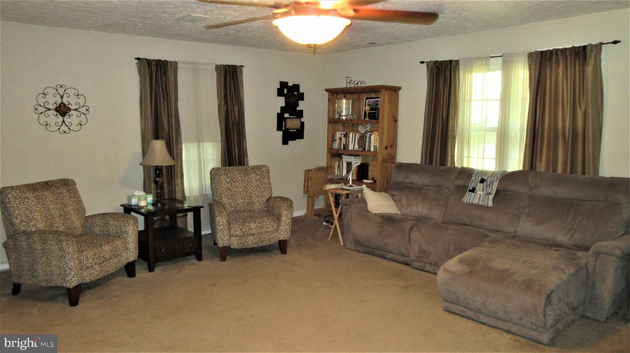 8202 Grainfield Road Severn, MD 21144 - Photo 8 of 37 In-law living room with stone gas fireplace.