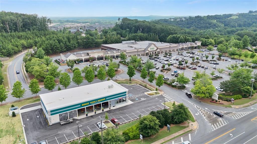 100 Pearidge Road Canton, GA 30114 - Photo 15 of 16 an aerial view of a house with a garden