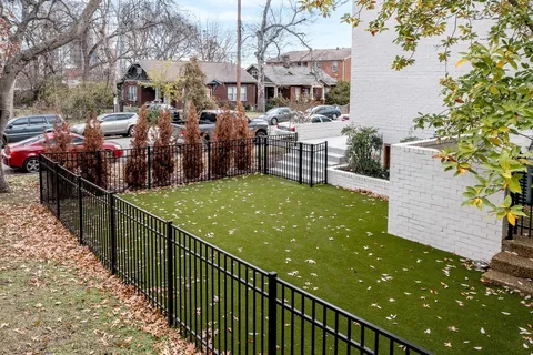 a view of city from balcony
