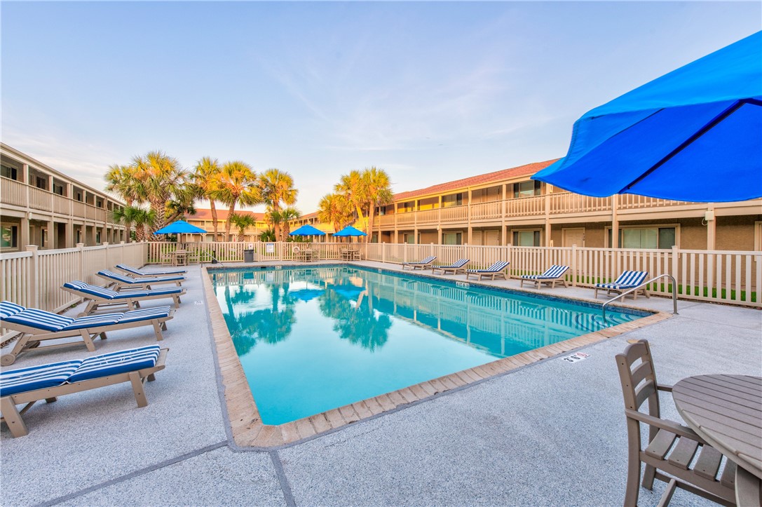 622 Beach Access Road, Unit 228 Port Aransas, TX 78373 - Photo 11 of 12 swimming pool view with a seating space